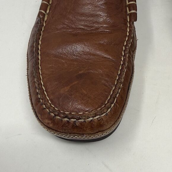Cole Haan Country Loafers Shoes Womens 10.5 AA Narrow Brown Leather Business - Picture 7 of 16